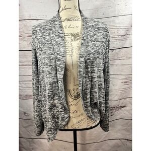 EXPRESS One Eleven Marled Knit Open Front Cardigan Sweater Womens XL